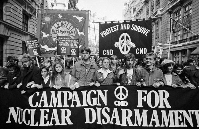 Campaign for Nuclear Disarmament Protest in London